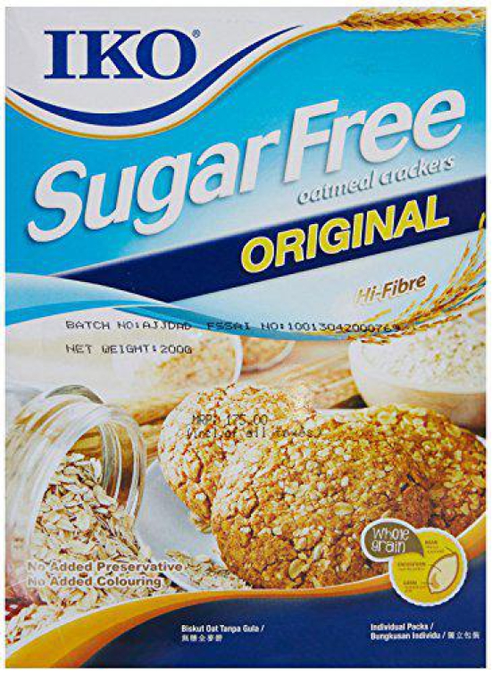 IKO Sugar Free Biscuits  Original 200 G Carton