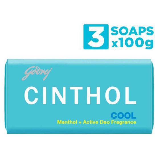 Cinthol Cool Soap (Pack Of 3) 300 Gms