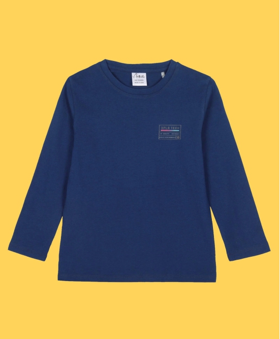 XPLR BOYS LONG SLEEVE T-SHIRT - BLUE-4-6 YEARS / 1N / BLUE