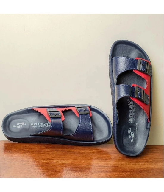 Aerowalk Multicolor Mens Slide Flip Flop - None