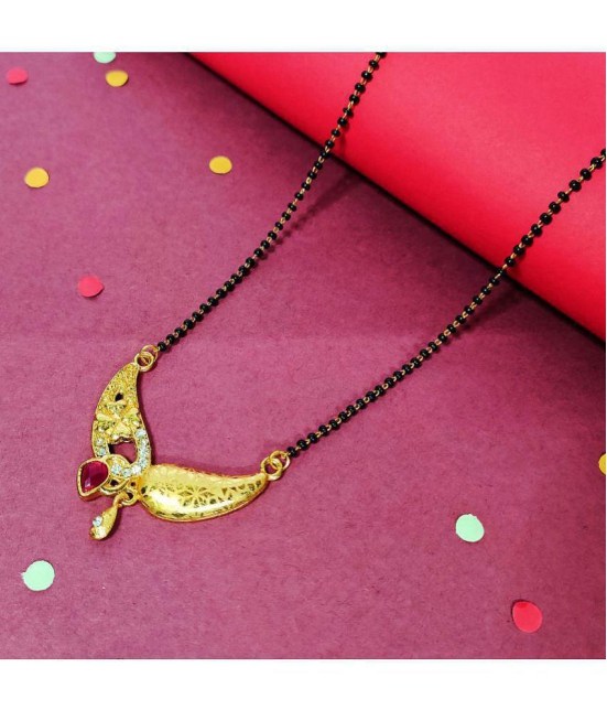 Gilher Gold Plated daily wear Mangalsutra For Women. - Golden