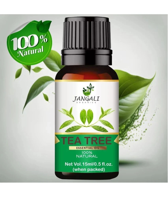 Pure Jangali Organics Tea Tree Essential Oil 15 mL ( Pack of 1 )