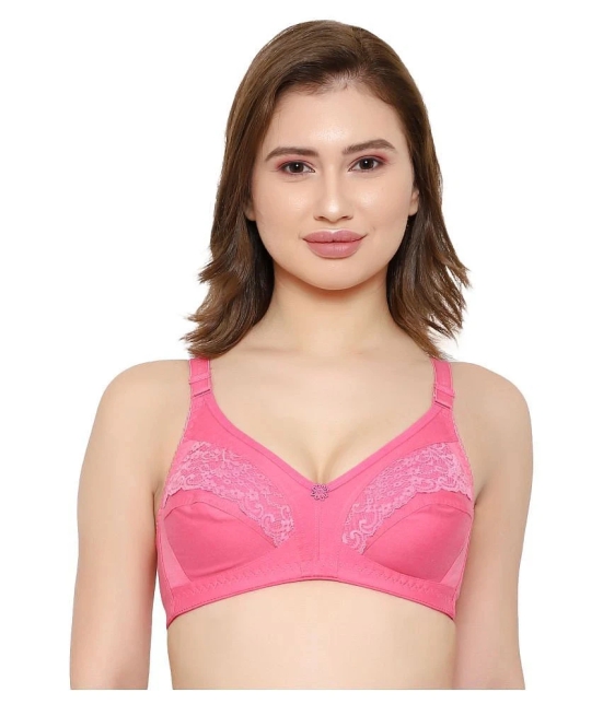 KYODO Poly Cotton Shaping Bra - Pink - 42B