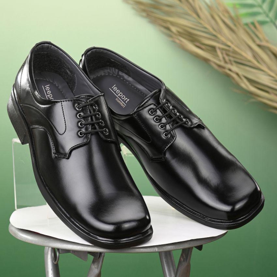 Leeport - Black Mens Formal Shoes - 11