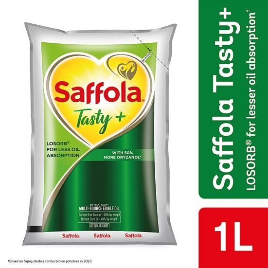 Saffola Tasty Blend Oil, 1 Ltr