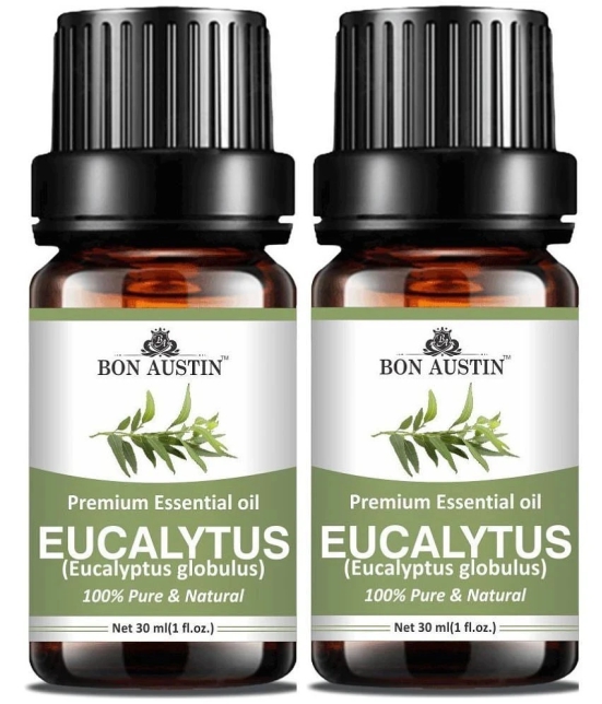 Bon Austin Eucalyptus Essential Oil Aromatic 30 mL ( Pack of 2 )