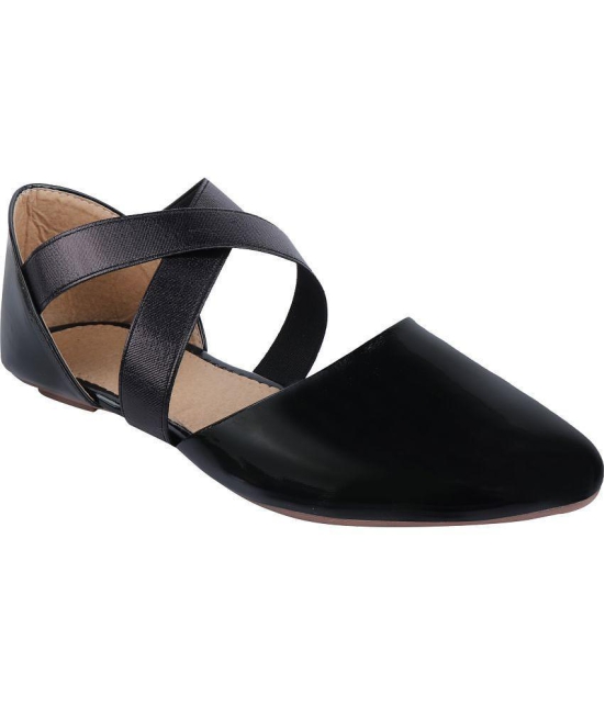 Shoetopia - Black Womens Flats - None