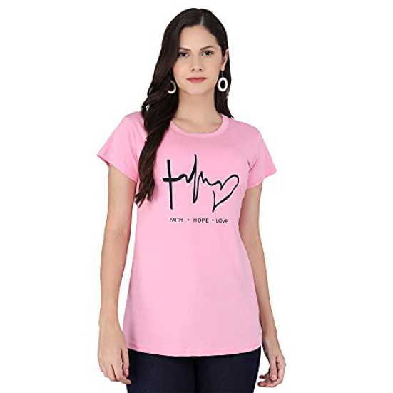 FUNDAY FASHION Women's/Girls Regular Fit Half Sleeves T-Shirt