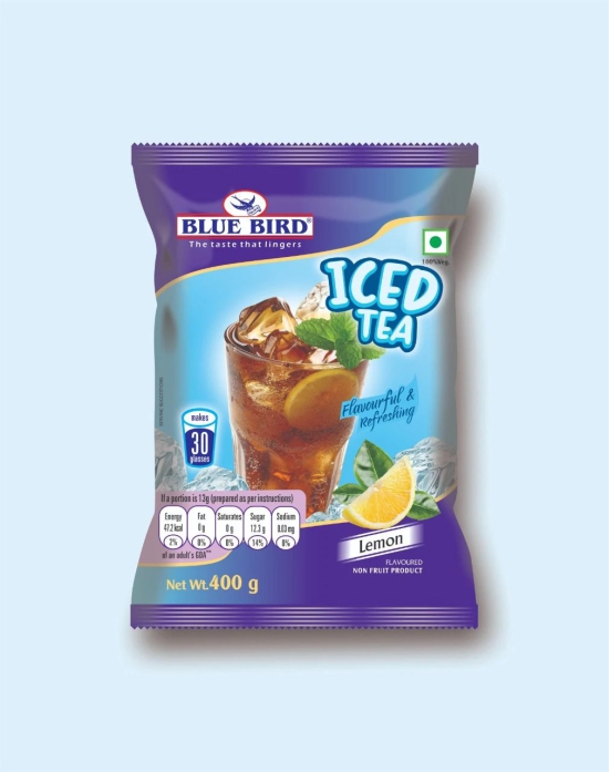 Blue Bird Iced Tea Lemon, 400 gm